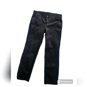 Nine west womens slim straight size 16 black jeans